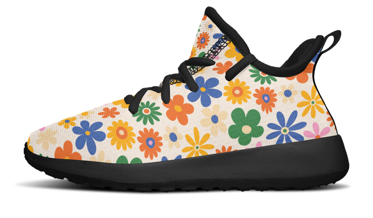 Kids Shoes Sneakers Colorful Flowers