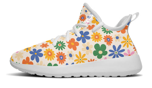 Kids Shoes Sneakers Colorful Flowers