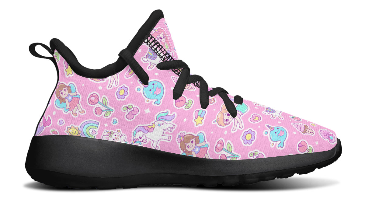 Kids Shoes Sneakers Mermaid And Unicorns