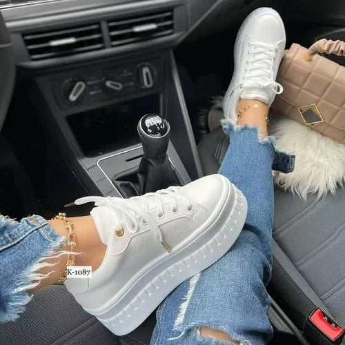 Flat Womens Sneakers Casual Platform Women's Shoes